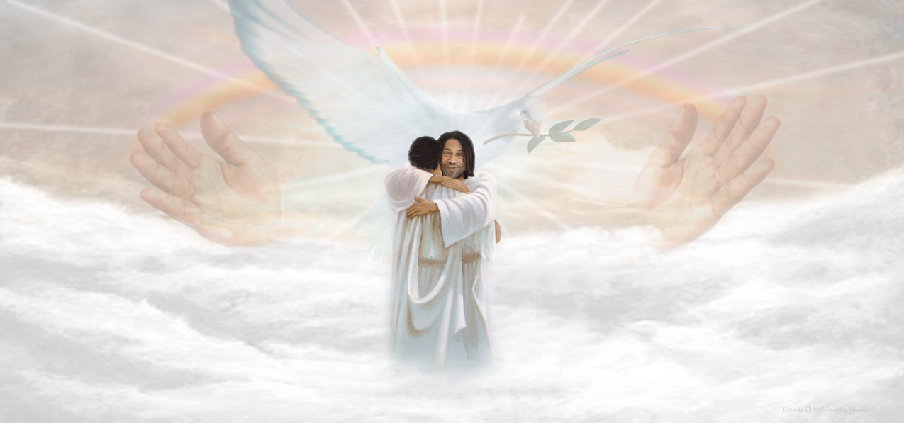 In Gods Arms (AA) Clouds Bronze